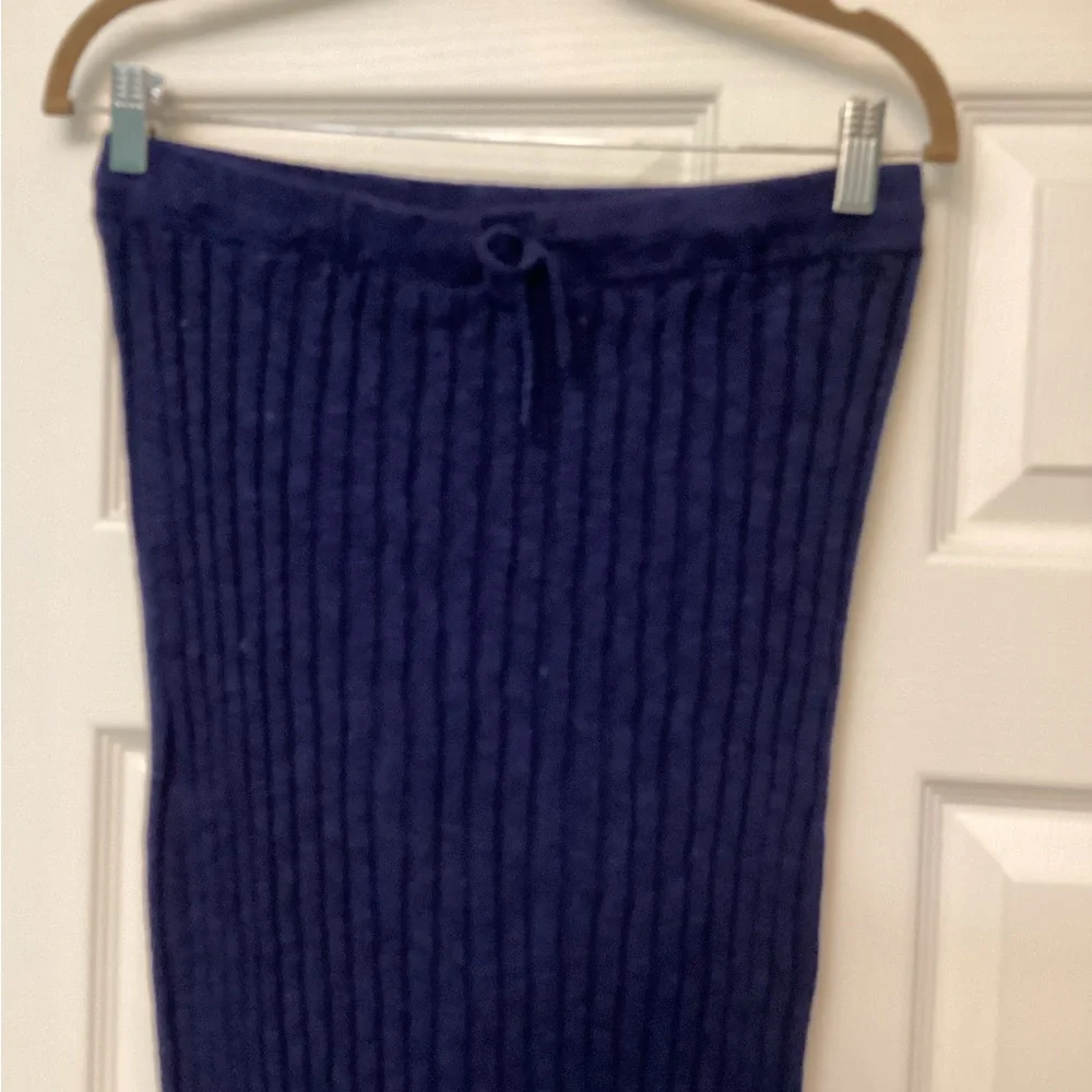 💥PRICE DROP💥 Veda Ribbed SweaterSkirt-  Celestial Indigo - Picture 4 of 7